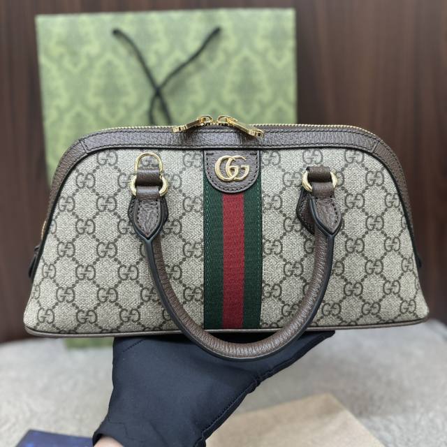 Original leather factory shipped beige and ebony Gg 795249Supreme canvas Interio