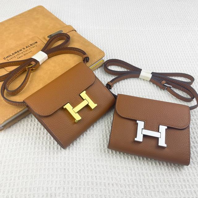 Hermes Concon Mini Shoulder Bag Model: 537-2 Lychee Size: 13*11.8Cm Made of Togo