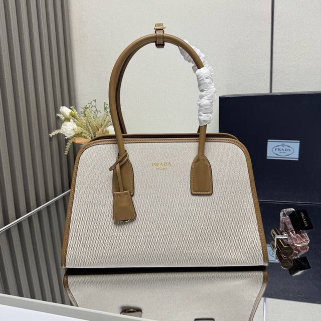 Authentic Top-grade original new linen tote bag 1Bg572 This bag combines the ver