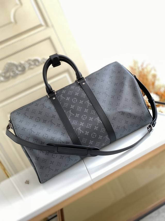 Haiyuan foreign single real home shot M45392 Keepall 50 travel bag with shoulder