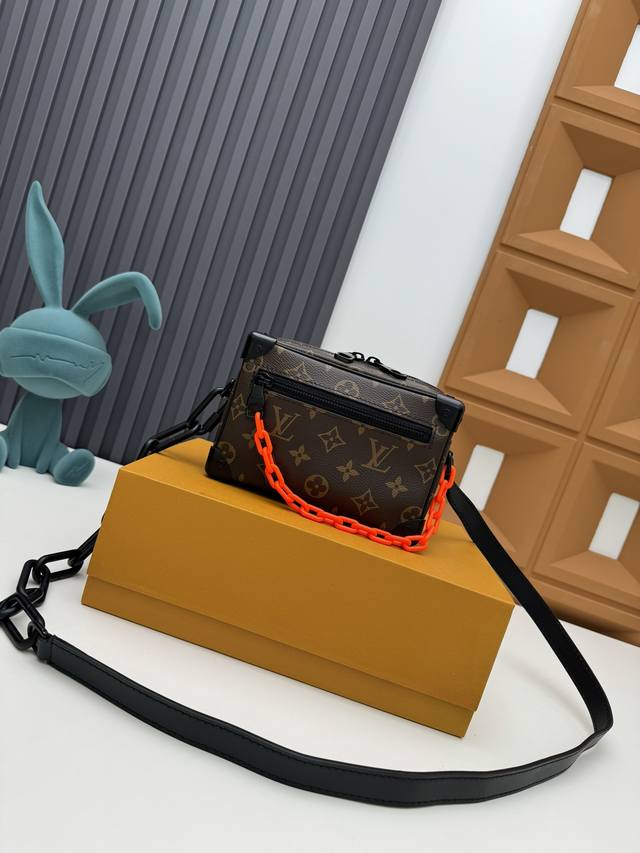 Top original M44480 Orange and M44735 Black Mini Soft Trunk This Mini Soft Trunk