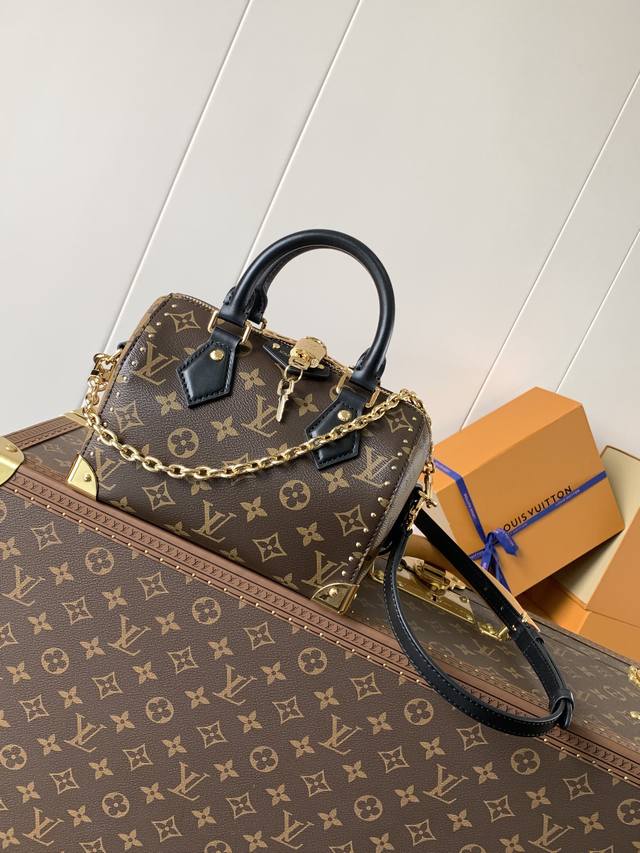 top original, variable chip M13146 Speedy Trunk handbag reconstructs classic des
