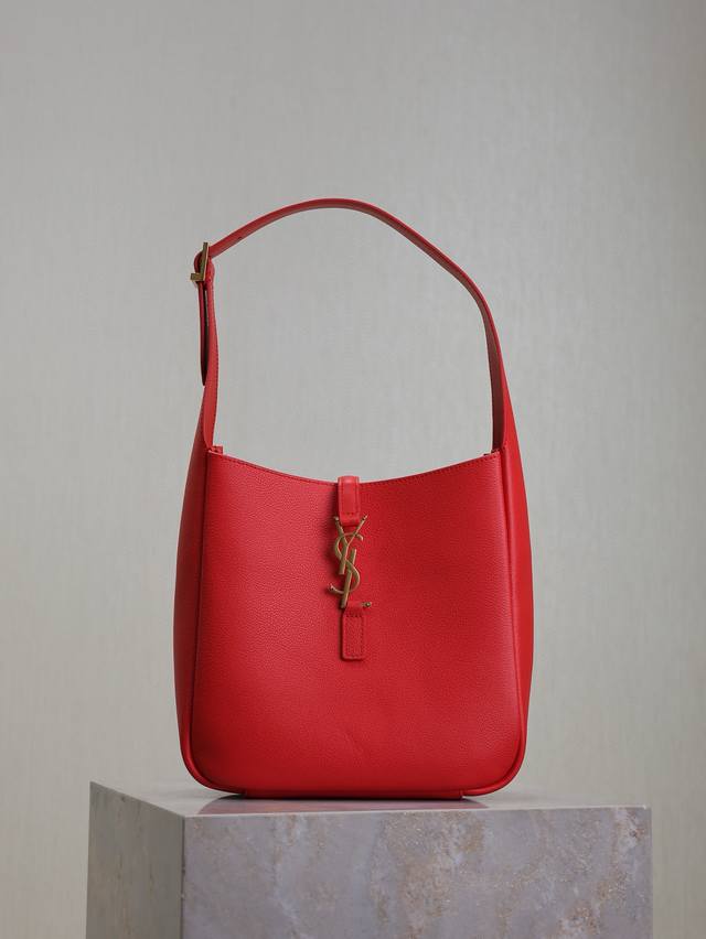 Red Original leather without packaging Popular Le 5A7 underarm bag This year's p