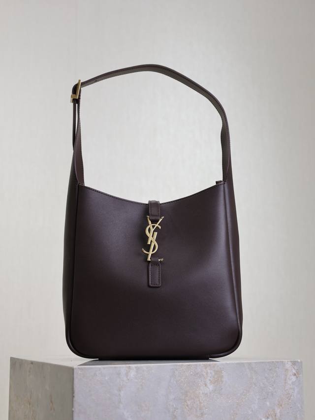 Coffee color Original leather without packaging Popular Le 5A7 underarm bag This