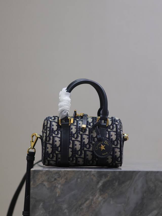 Dior Groove 16 Mini Bag Blue Fabric New to the Winter 2024 Ready-to-Wear collect