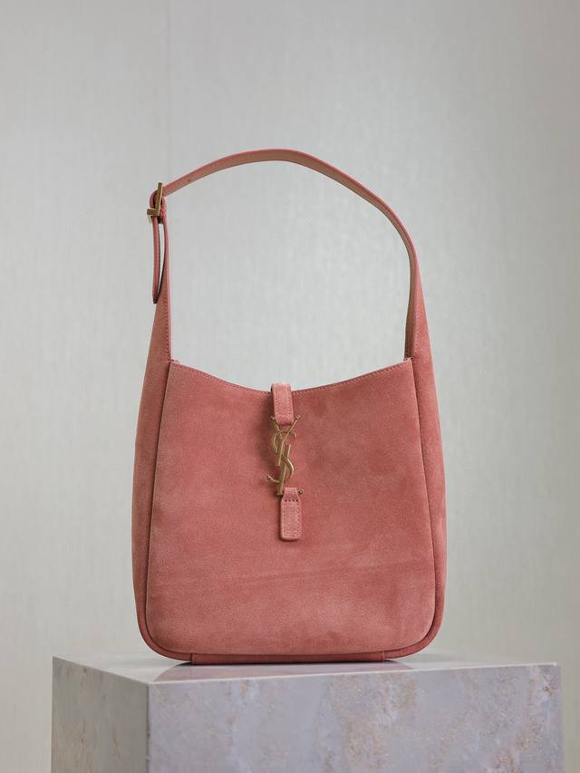 Pink frosted model Original leather Popular Le 5A7 underarm bag This year's popu