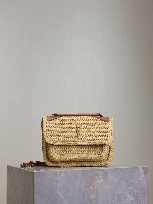 Straw bags are about to fall 25Ss new Niki woven bag is here~ Full of artistic a