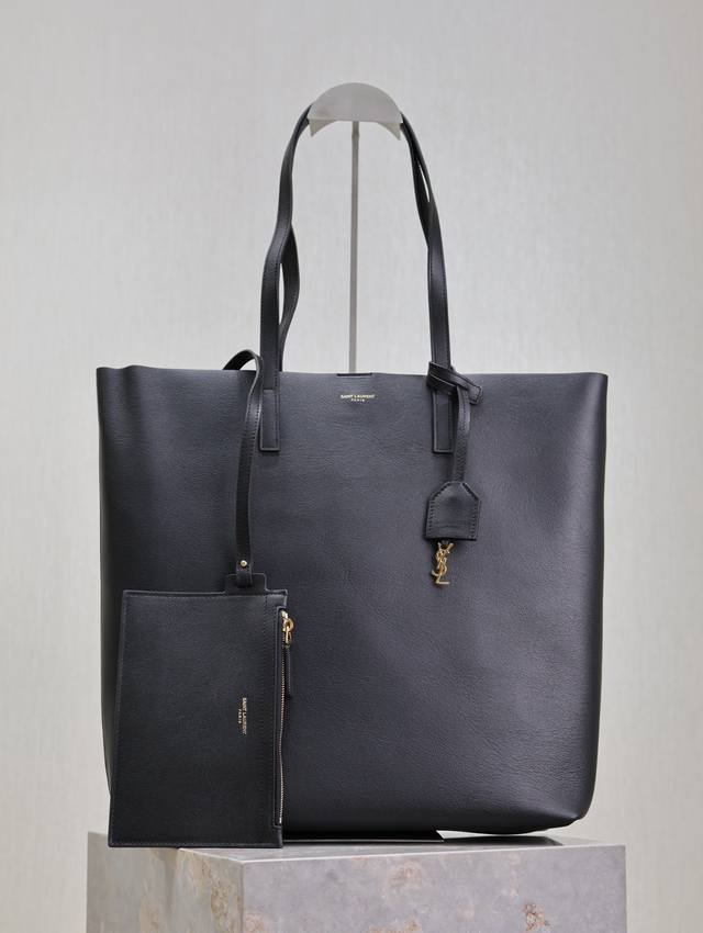 Black Shopping Tote Bag_Vertical Shopping Bag A very simple and cool series, imp