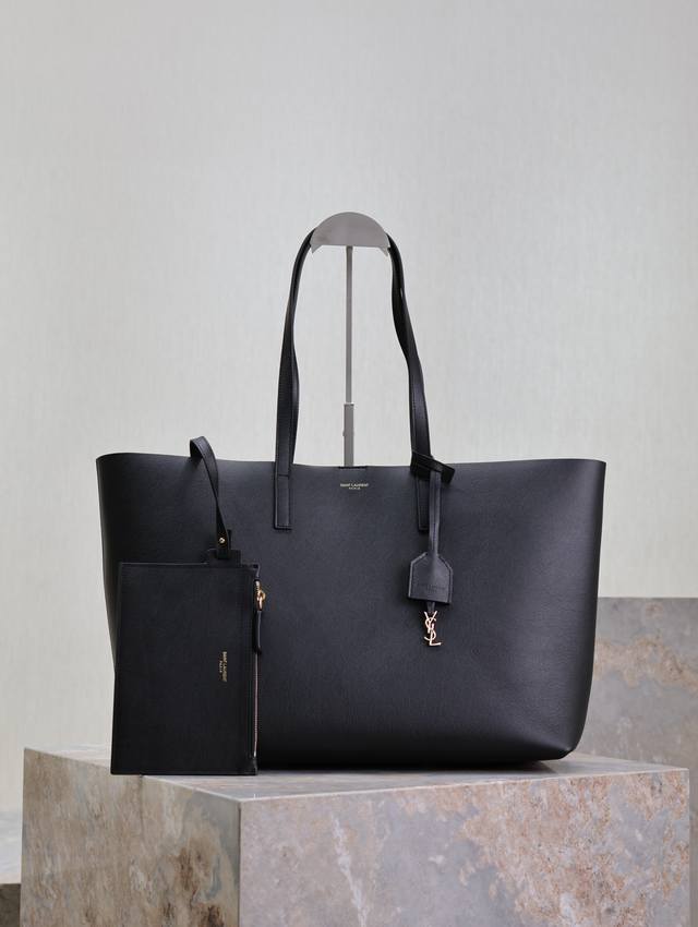 Black Shopping Tote Bag_Horizontal Shopping Bag A very simple and cool series, i