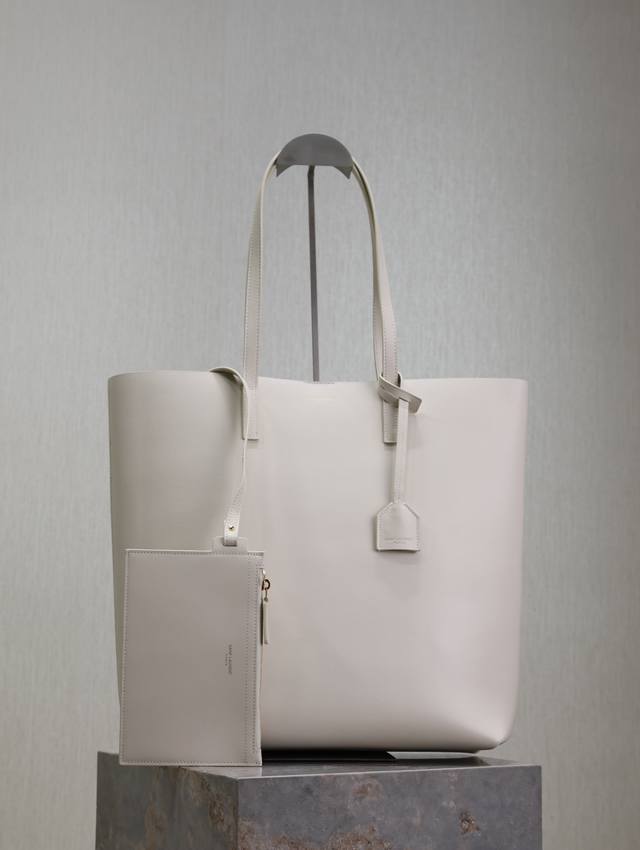 White Shopping Tote Bag_Vertical Shopping Bag A very simple and cool series, imp