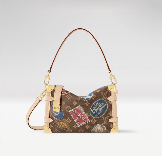 M47085 Top original Side Trunk Medium Handbag elegantly debuted at the Spring/Su