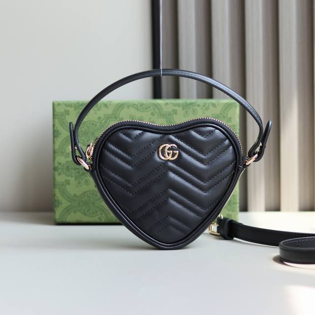 Top Original New Product This Gg Marmont mini handbag features a playful and cut