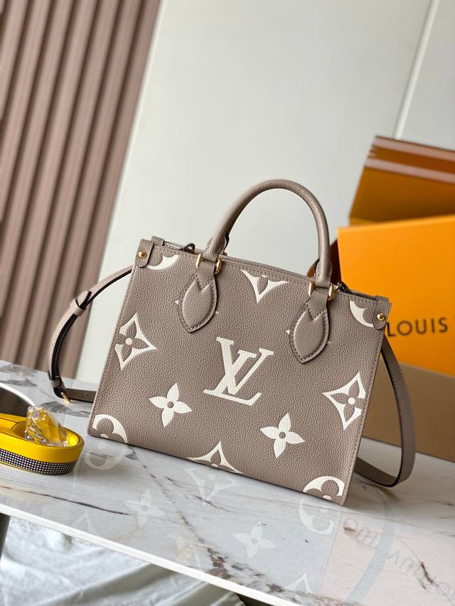 Special grade Mb original leather Onthego small handbag Model: M45779 elephant g