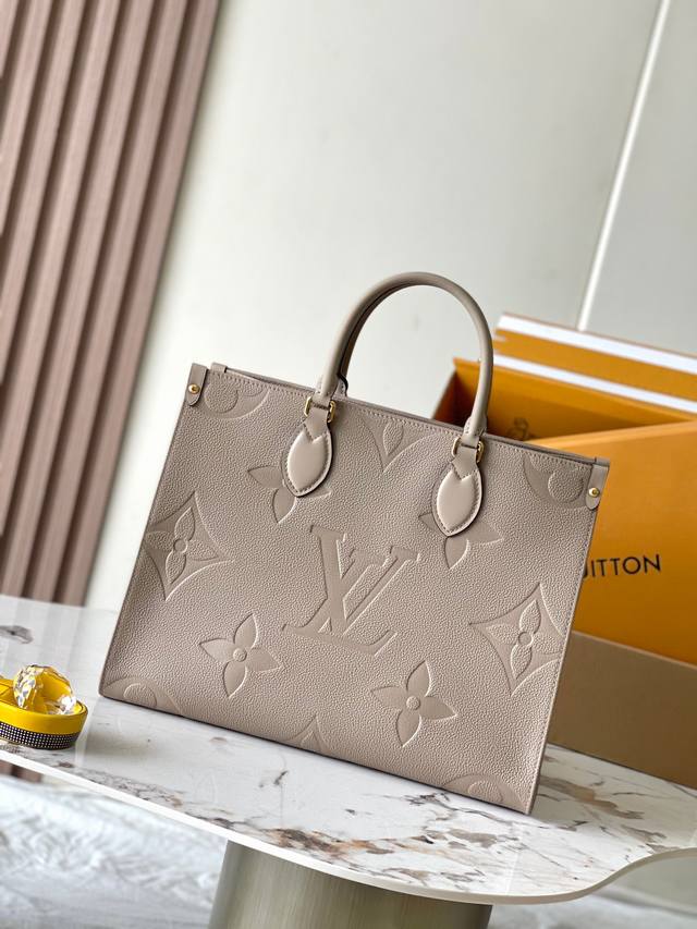 Special grade Mb original leather Onthego medium handbag Model: M45607 elephant