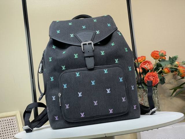 Top original replica exclusive real shot Montsouris backpack M14135 black color