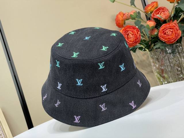 Top original replica exclusive real shot Lv Blason Shading Denim double-sided bu