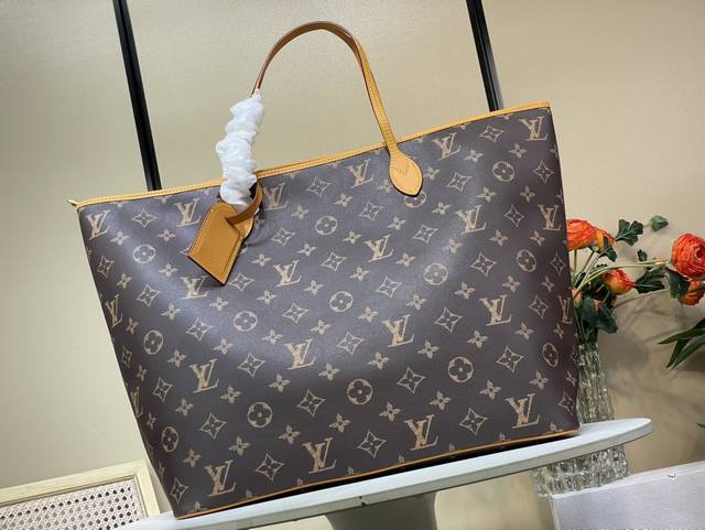 Top original replica exclusive real shot Nevereverfull handbag M14023 Retro full