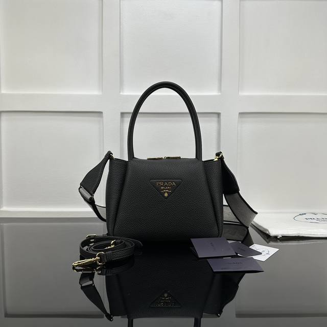 Prada new counter quality, top original deer grain leather, original hardware, r