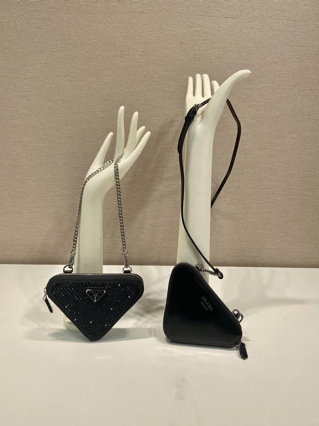 Special Edition Gemini Crystal Triangle Bag 1Nr015 New Color Crystal Bag This tw