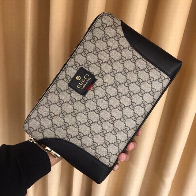 Top Gucci style, the most popular men's casual bag, top-grade leather imported f