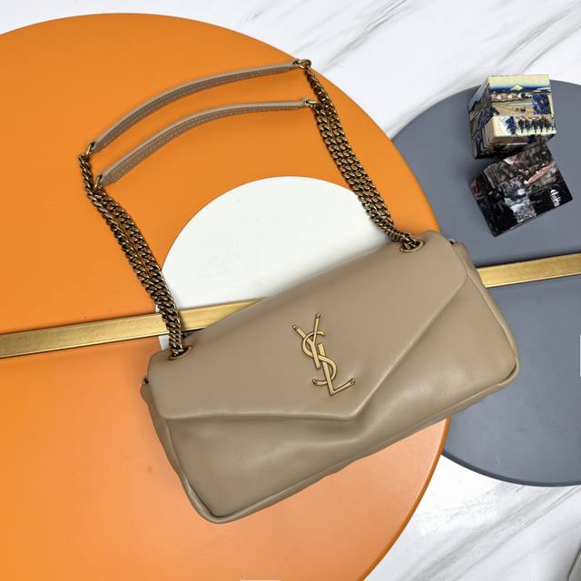 Original leather Exclusive lambskin gold buckle Calypso_lambskin chain bag Made
