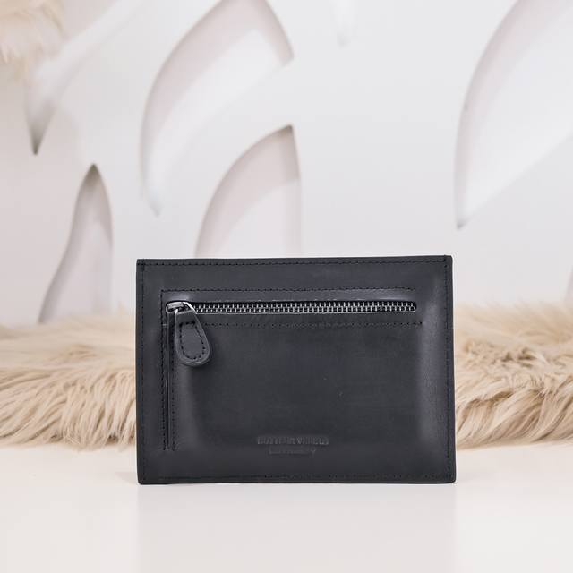 Bv-The latest men's card holder. Original quality. Official website. Use top wax
