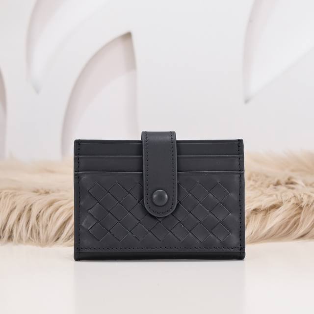 Bv-The latest men's card holder. Original quality. Official website. Use top wax