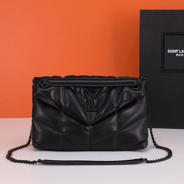imitation original, New Loulou Puffer quilted lambskin bag, made of 100% lambski