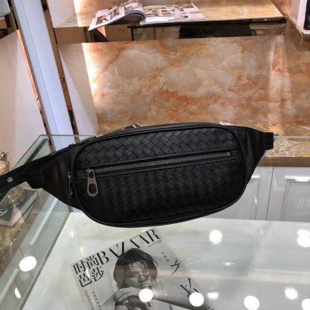 Bv counter waist bag is made of strong and flexible imported waxed cowhide leath