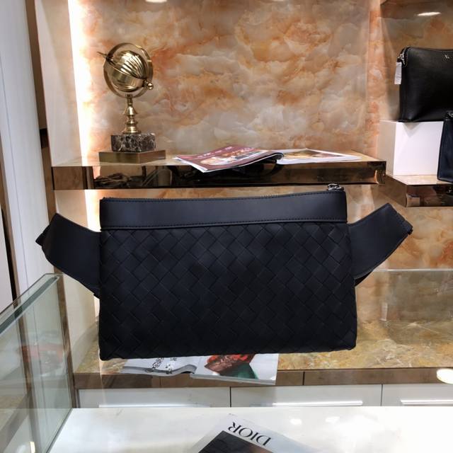 Bv latest men's chest bag original quality official website synchronization usin
