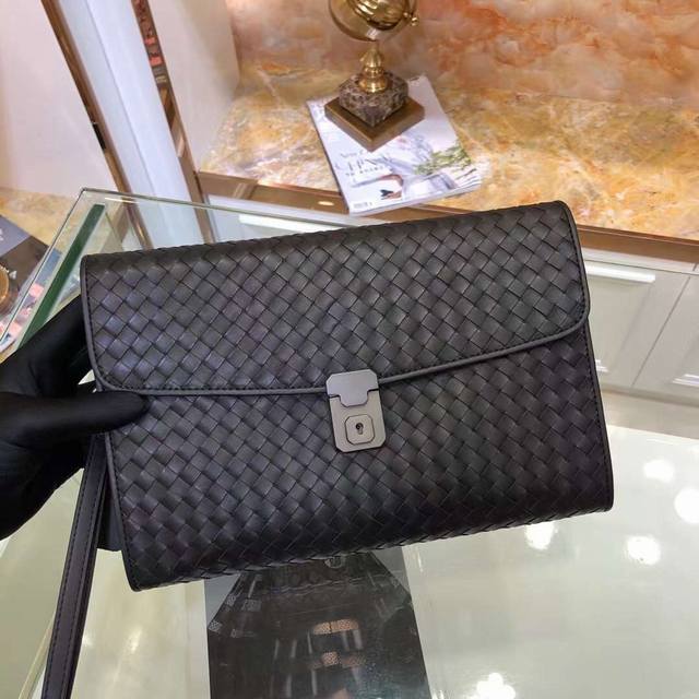 Bv-The latest men's clutch bag. Original quality. Official website. Use top waxe