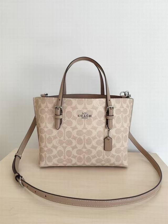 Coach Cv965 Mollie 25 series tote crossbody bag The new color is very classic, u