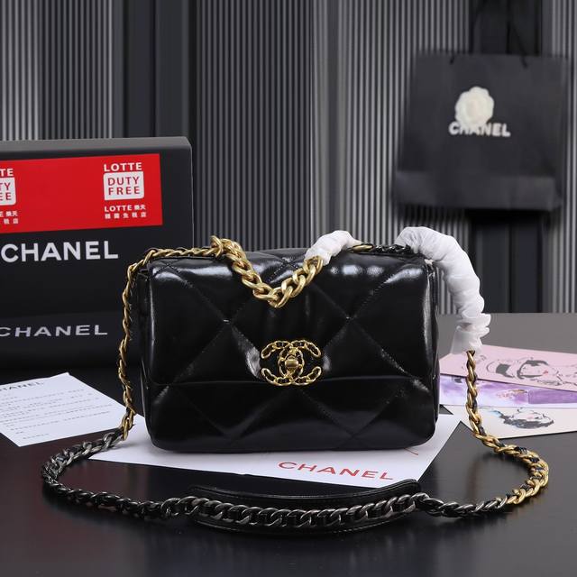 Returned black waxed leather with a full set of original gift boxes Model S1160#