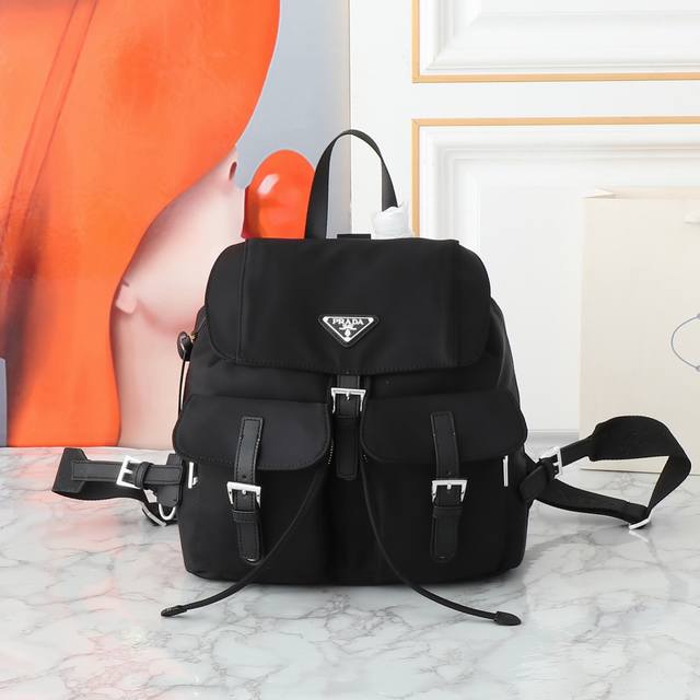 New Silver Buckle Classic Backpack Silver Hardware This practical and innovative