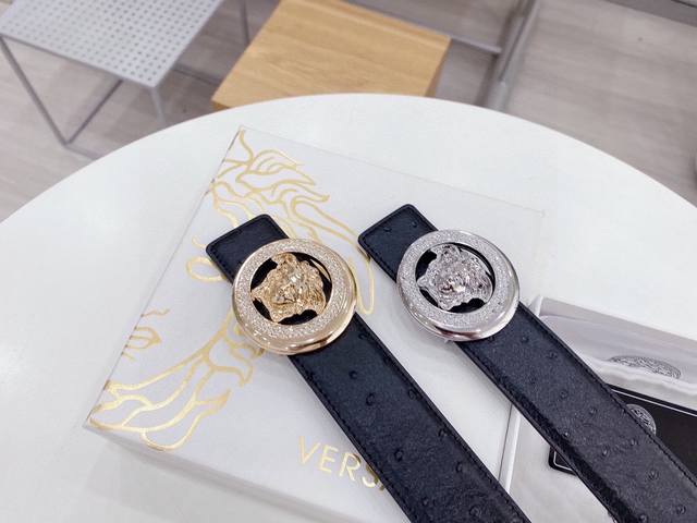 Versace - Pure cowhide, high-end goods, clear texture, super good feel, street-r