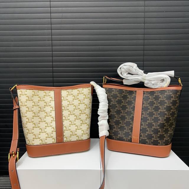 Celine Small Triomphe Arc de Triomphe old flower full print mother-and-child buc