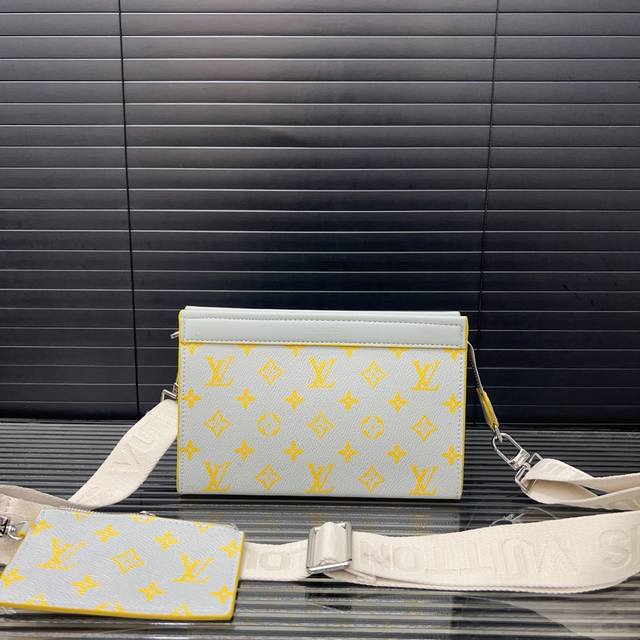 Louisvuitton Alpha Wearable Wallet combines Monogram Eclipse canvas and leather