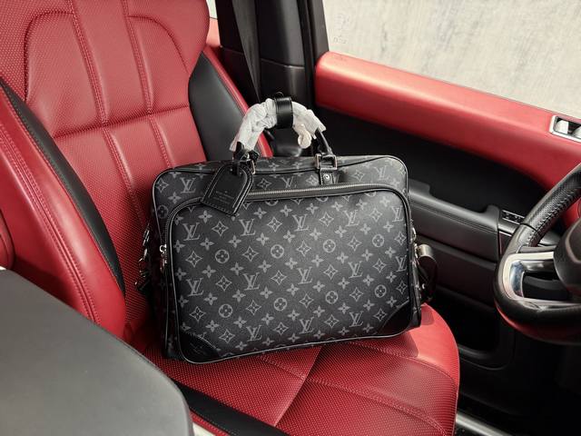High-end new "Louis Vuitton" Lv briefcase Louis Vuitton handbag M11512 Louis Vui
