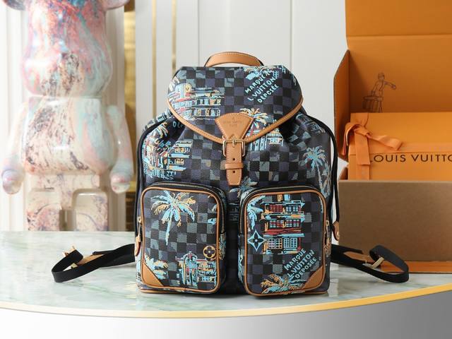 Top original single home real shot N40755 This Montsouris Cargo backpack feature