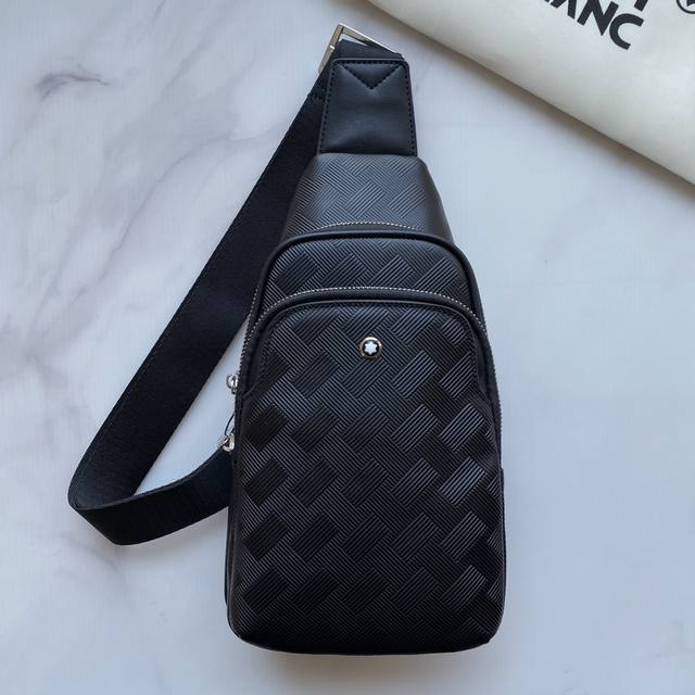 Original high quality, Montblanc men's casual chest bag hot-selling counter sync