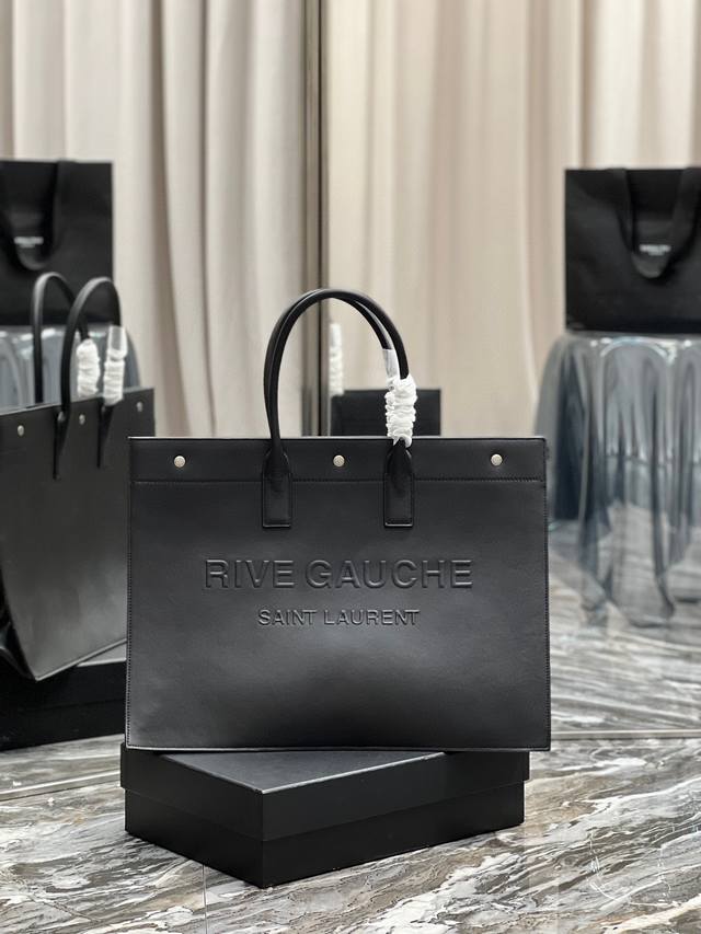 Rive Gauche Tote Bag, Left Bank shopping bag, from custom leather to hardware to