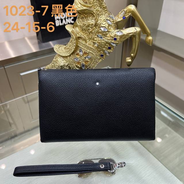 Montblanc 1023-7 Black Montblanc Clutch Series, modern style, born with exquisit