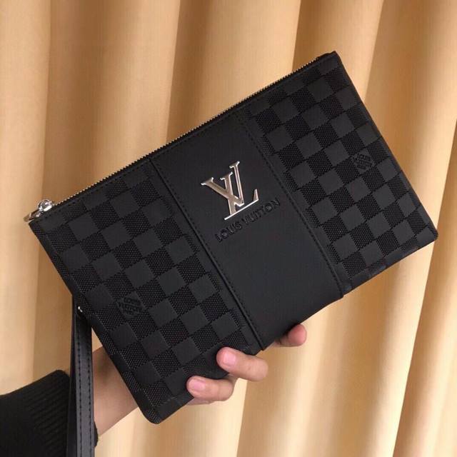 Model: 33241-1 The latest men's clutch bag Original quality Made of imported fro