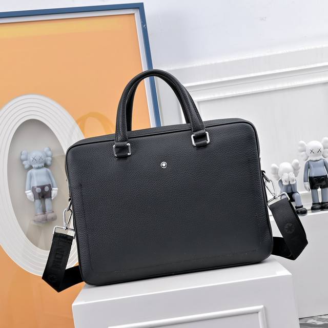 High-end briefcase messenger bag synchronized with Montblanc official website Ex