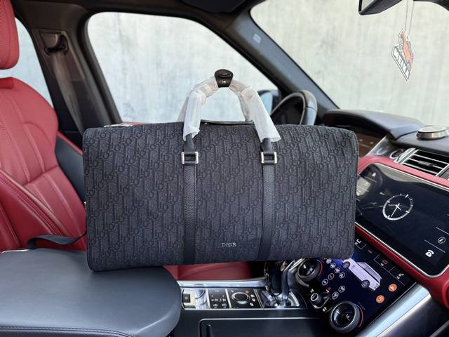 New "Dior" Dior travel bag with leather, Dior hand-held messenger travel bag, Di