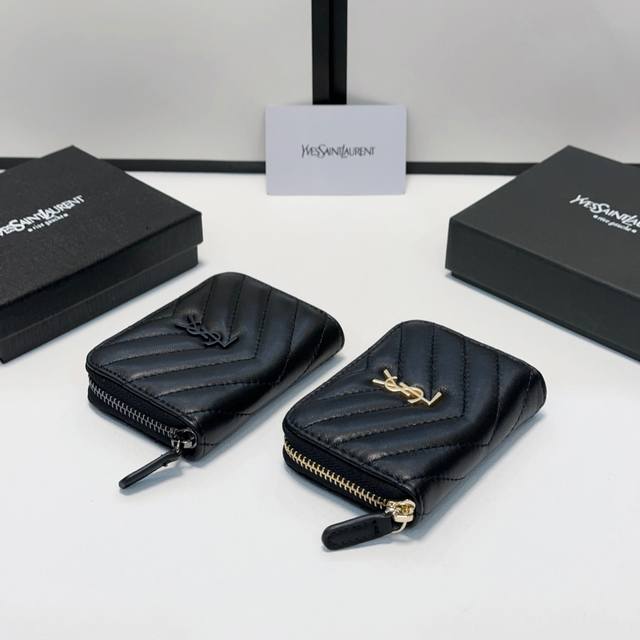 Color Black Black Black Gold Size 10X9 Pure leather card holder Super self-retai