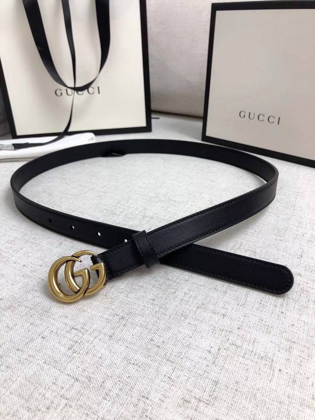 Original Gucci width 2.0 2.5 3.0 3.4 3.8cm High-end quality The belt body is mad