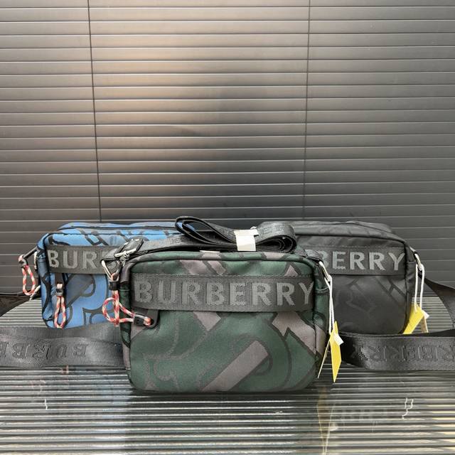 Burberry logo design nylon messenger bag camera bag unisex messenger bag shoulde
