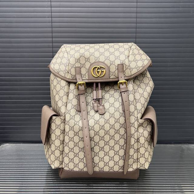 Gucci Ophidia series Gg printed backpack unisex backpack school bag classic all-