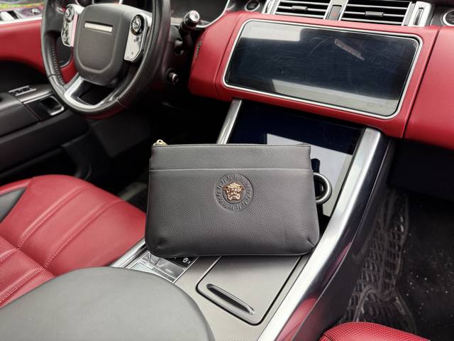 New high-end "Versace" Versace Clutch Versace Pure Leather Clutch Calfskin Clutc